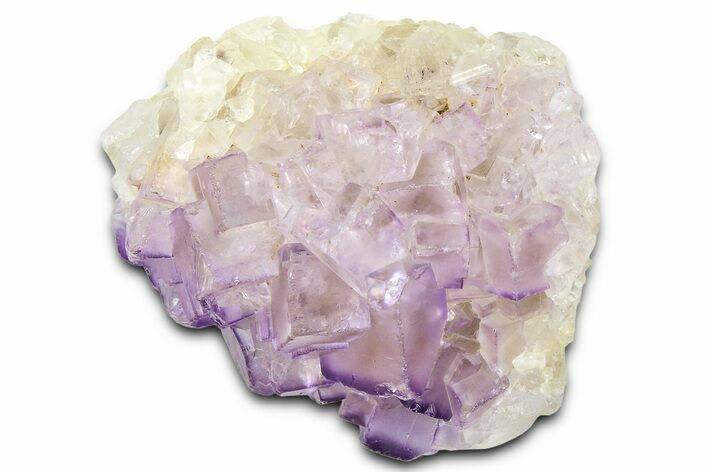 Purple Cubic Fluorite Crystal Cluster - Pakistan #361459